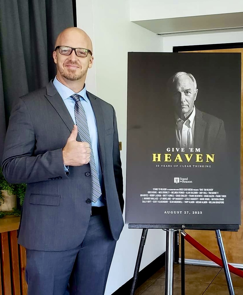 Greg at film premiere